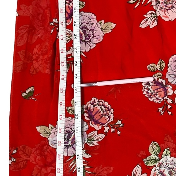 Lily Rose White and Red Maxi Dress - Picture 10 of 13